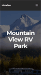 Mobile Screenshot of mtviewrvpark.com